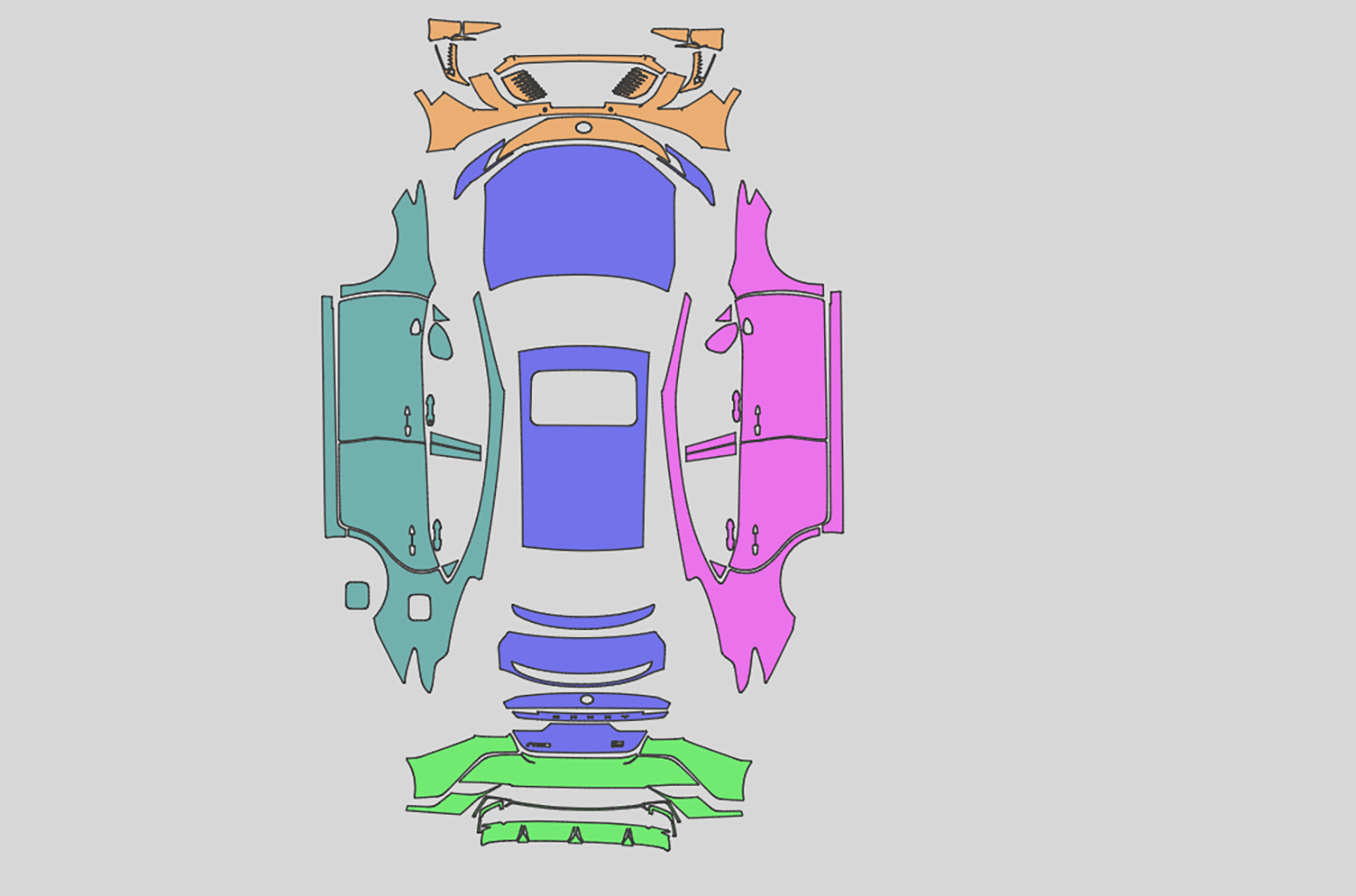 Toyota Camry Sports Exterior Precut