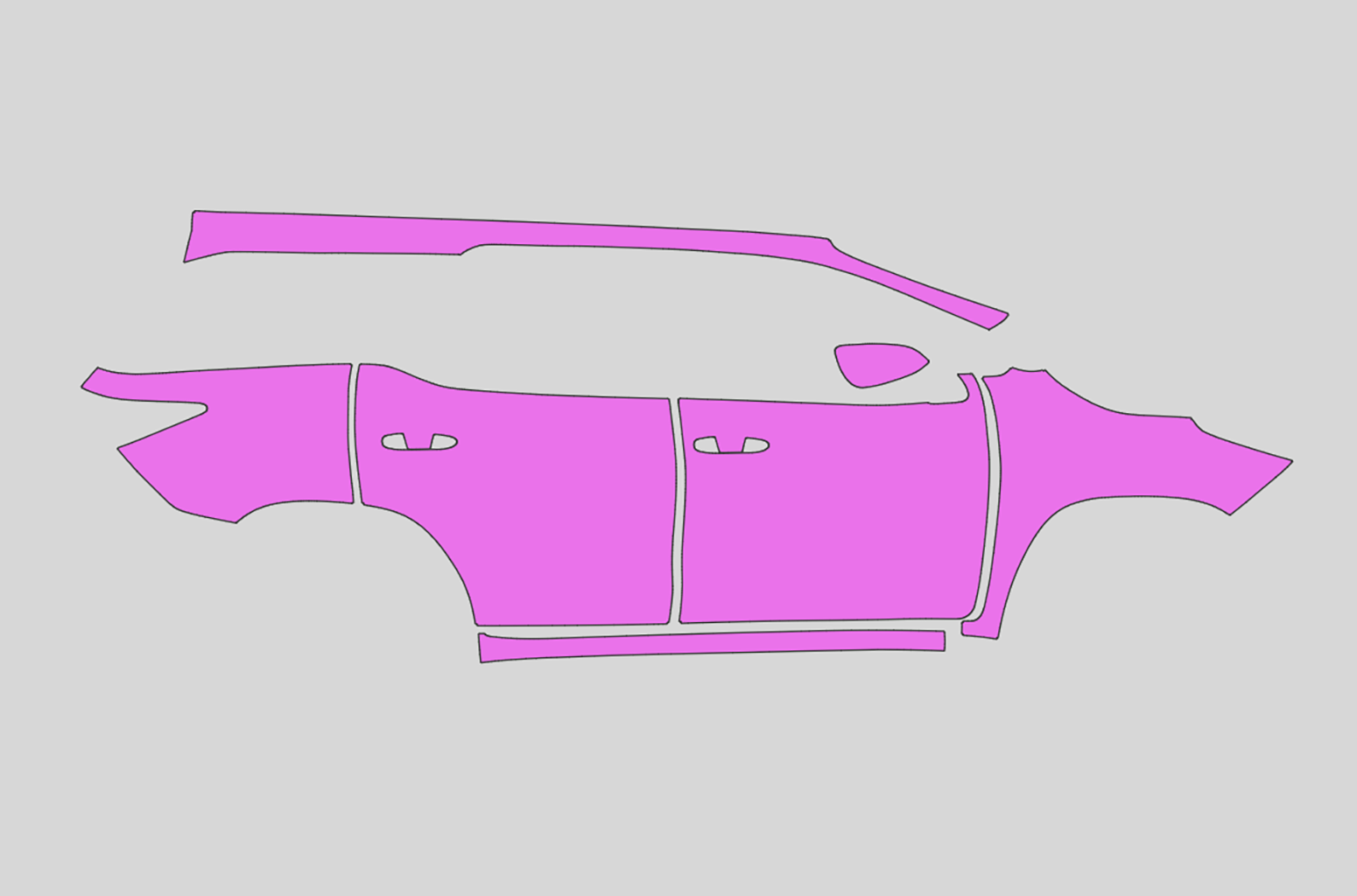 Toyota Fortuner Exterior Precut
