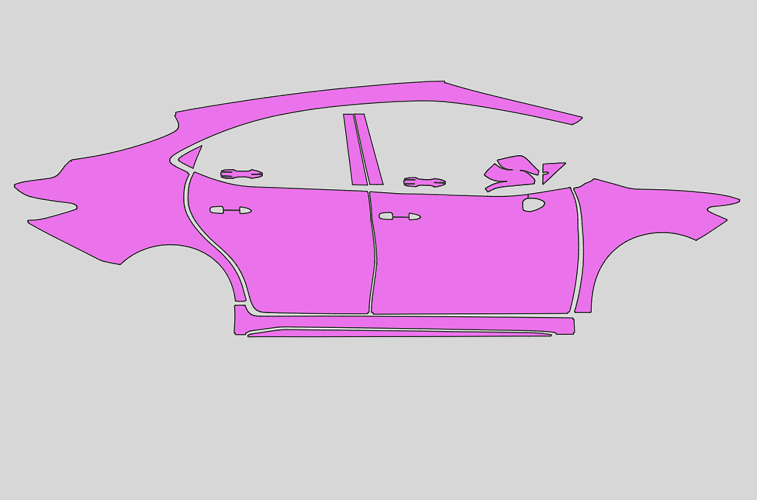 Toyoty Camry Sport Plus Exterior Precut