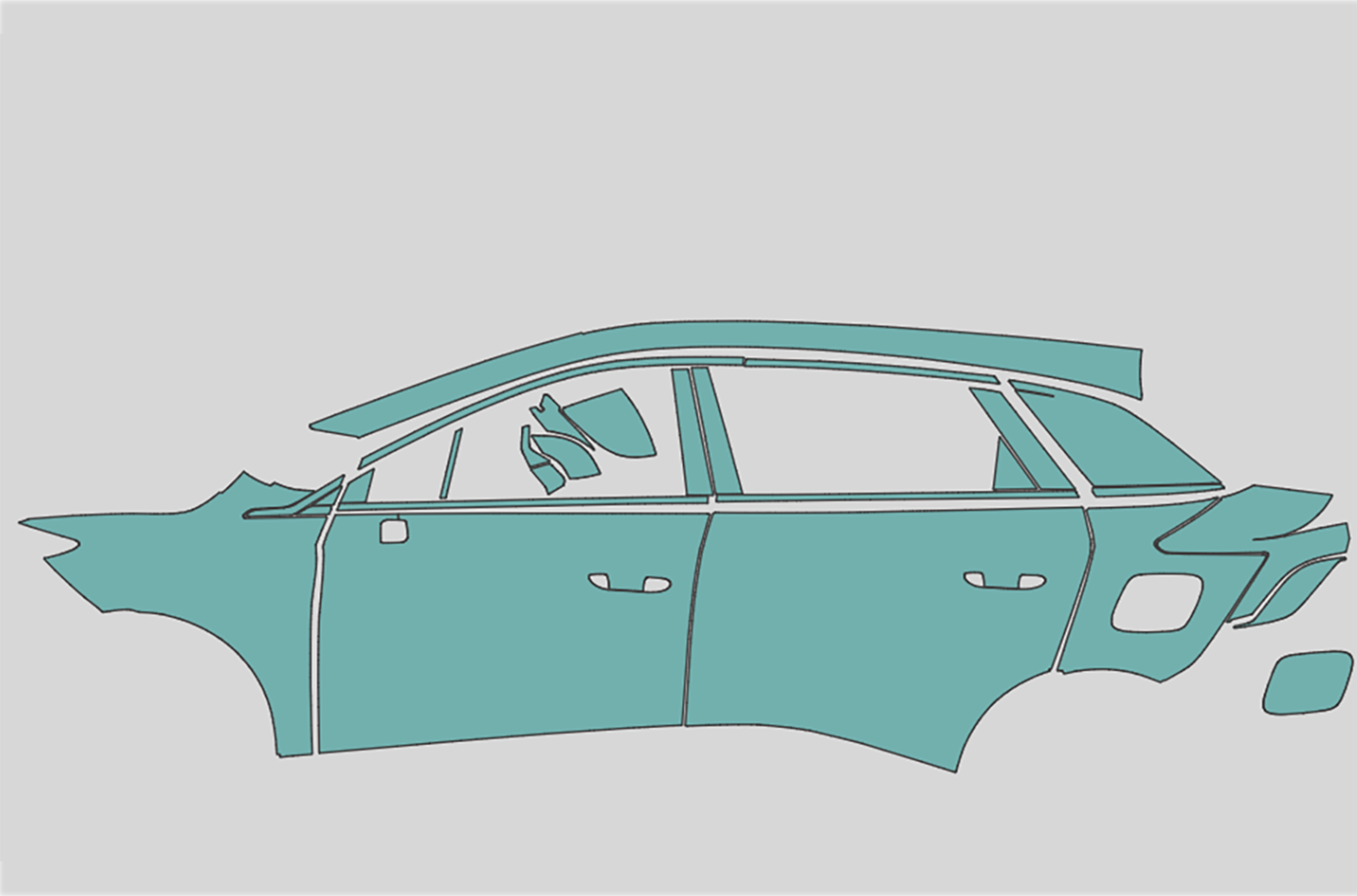 MG 4 EV Exterior Precut