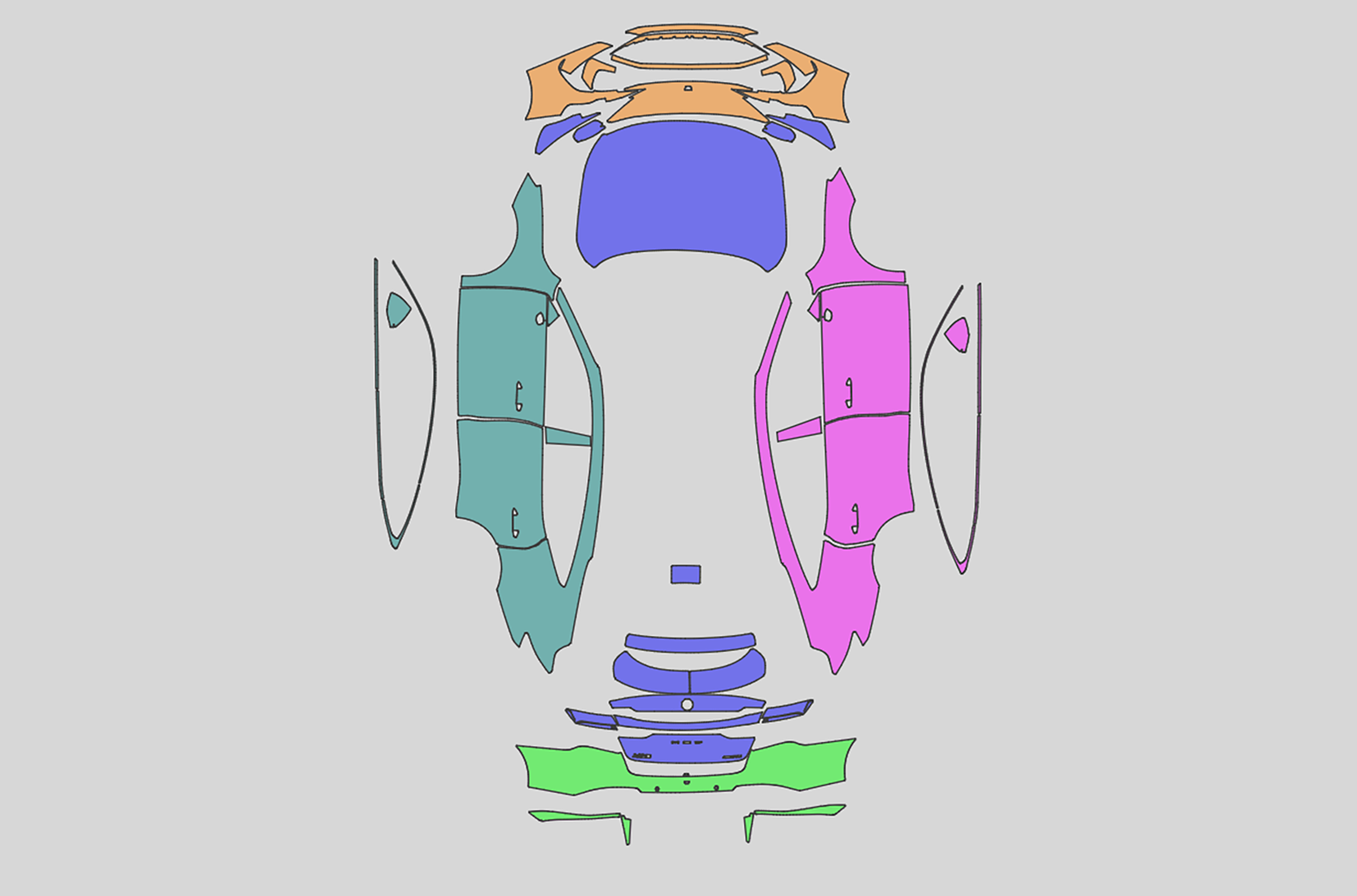 MG 7 EV Exterior Precut