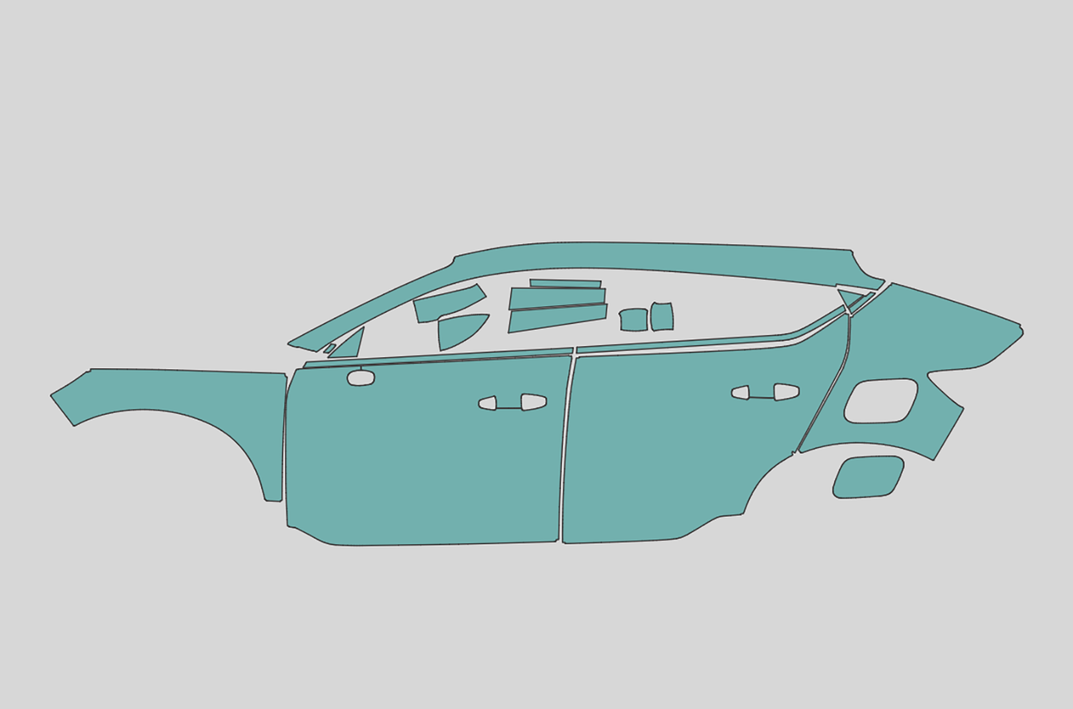 Volvo C40 Exterior Precut