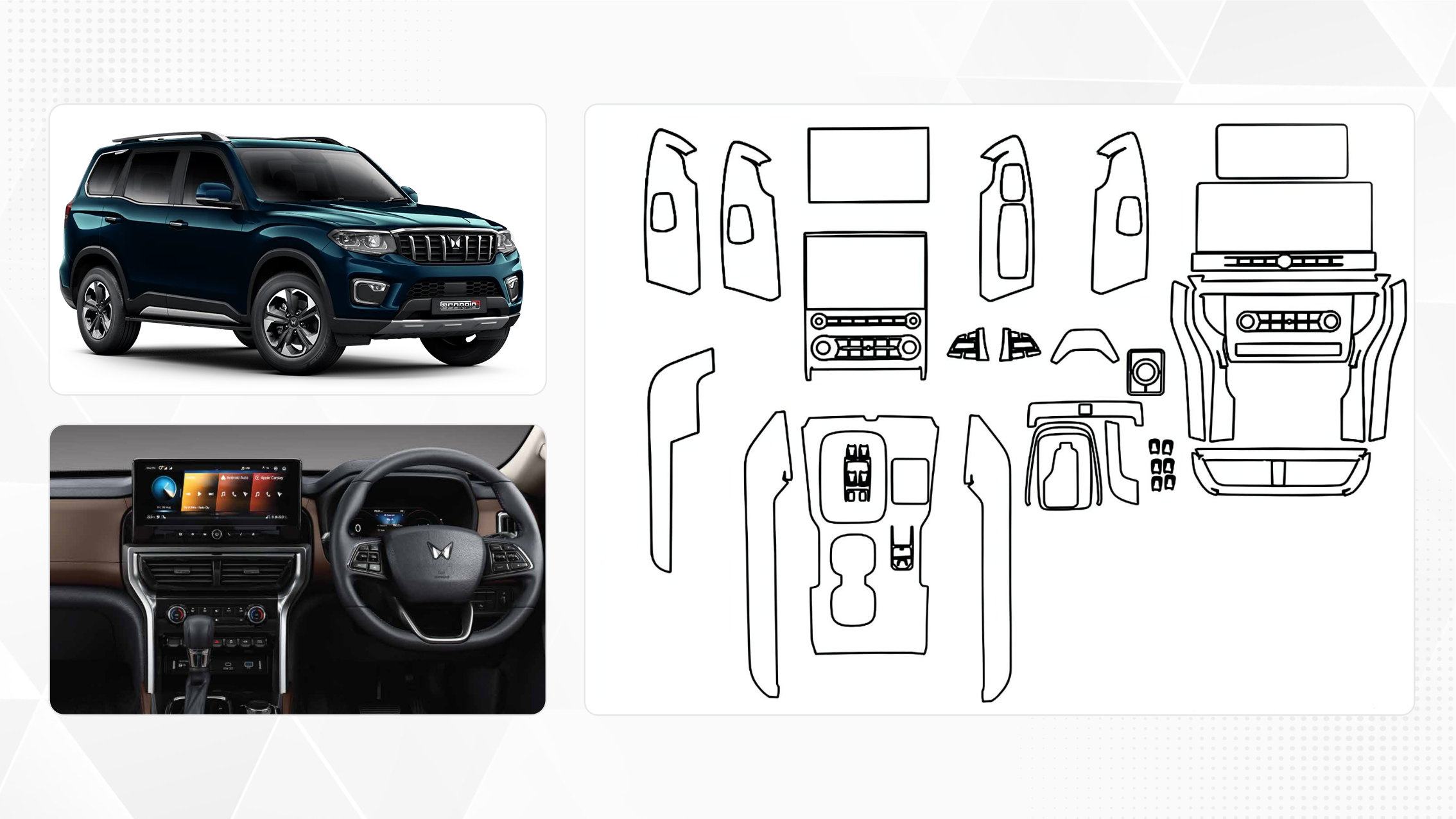 Mahindra Scorpio N Facelift With Electronic Parking Break
